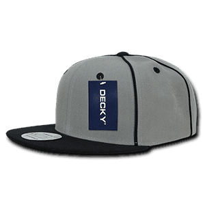 Piped crown snapback (1078)