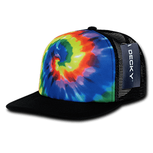 Rainbow tie dye trucker cap (1079)